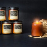 Burlap Bag Candle Subscription Box